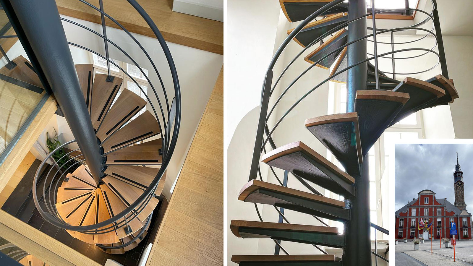 Restoration of a staircase in the UNESCO World Heritage Site.  Wilfried Roosen, ironart, Landen